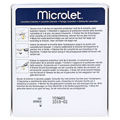 LANZETTEN Microlet farbig 200 Stck - Rckseite