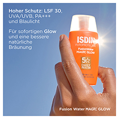 ISDIN Fotoprotector Fusion Water Magic glow SPF 30 50 Milliliter - Info 3
