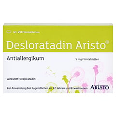 Desloratadin Aristo 5mg 20 Stck N1 - Vorderseite