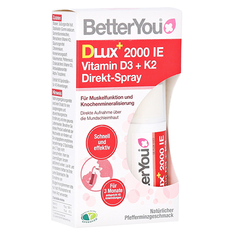 BETTERYOU Vitamin D3+K2 Direkt-Spray 12 Milliliter