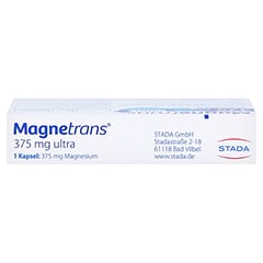 MAGNETRANS 375 mg ultra Kapseln 20 Stück - Oberseite