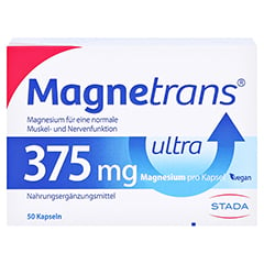 Magnetrans 375 mg ultra Kapseln 50 Stück - Vorderseite