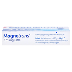 MAGNETRANS 375 mg ultra Kapseln 20 Stück - Unterseite