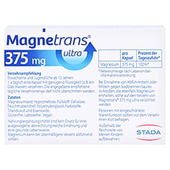 Magnetrans 375 mg ultra Kapseln 50 Stück - Rückseite