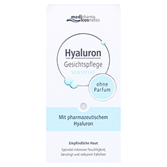 medipharma Hyaluron Gesichtspflege Sensitive 50 Milliliter - Vorderseite