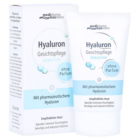 medipharma Hyaluron Gesichtspflege Sensitive 50 Milliliter