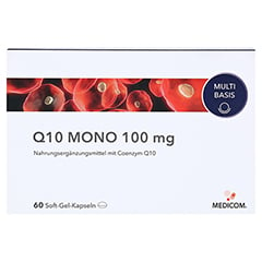 Q10 MONO 100 mg Weichkapseln 60 Stück - Vorderseite