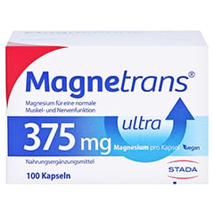 Magnetrans 375 mg ultra Kapseln 100 Stück - Vorderseite