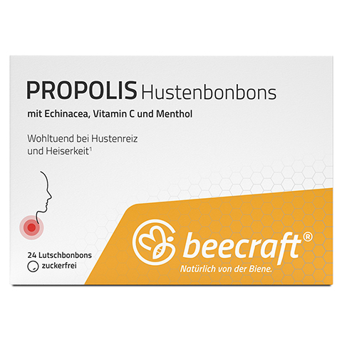 BEECRAFT Propolis Husten-Bonbons 24 Stck