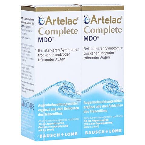 Artelac Complete MDO Augentropfen 2x10 Milliliter