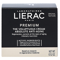 LIERAC Premium reichhaltige Creme 15 Milliliter - Vorderseite