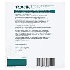 Nicorette freshmint 4mg gepresst 80 Stück - Rückseite
