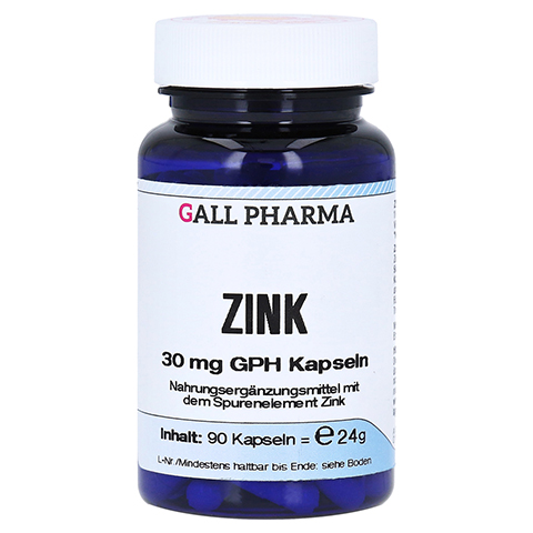 ZINK 30 mg GPH Kapseln 90 Stck