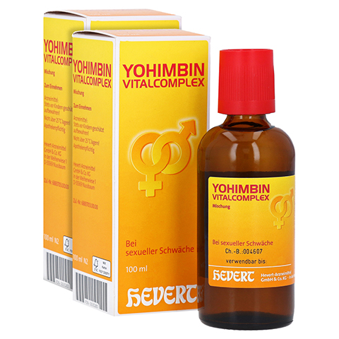 YOHIMBIN Vitalcomplex Hevert Tropfen 200 Milliliter