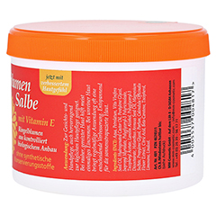 RINGELBLUMEN SALBE m.Vitamin E 500 Milliliter - Rückseite