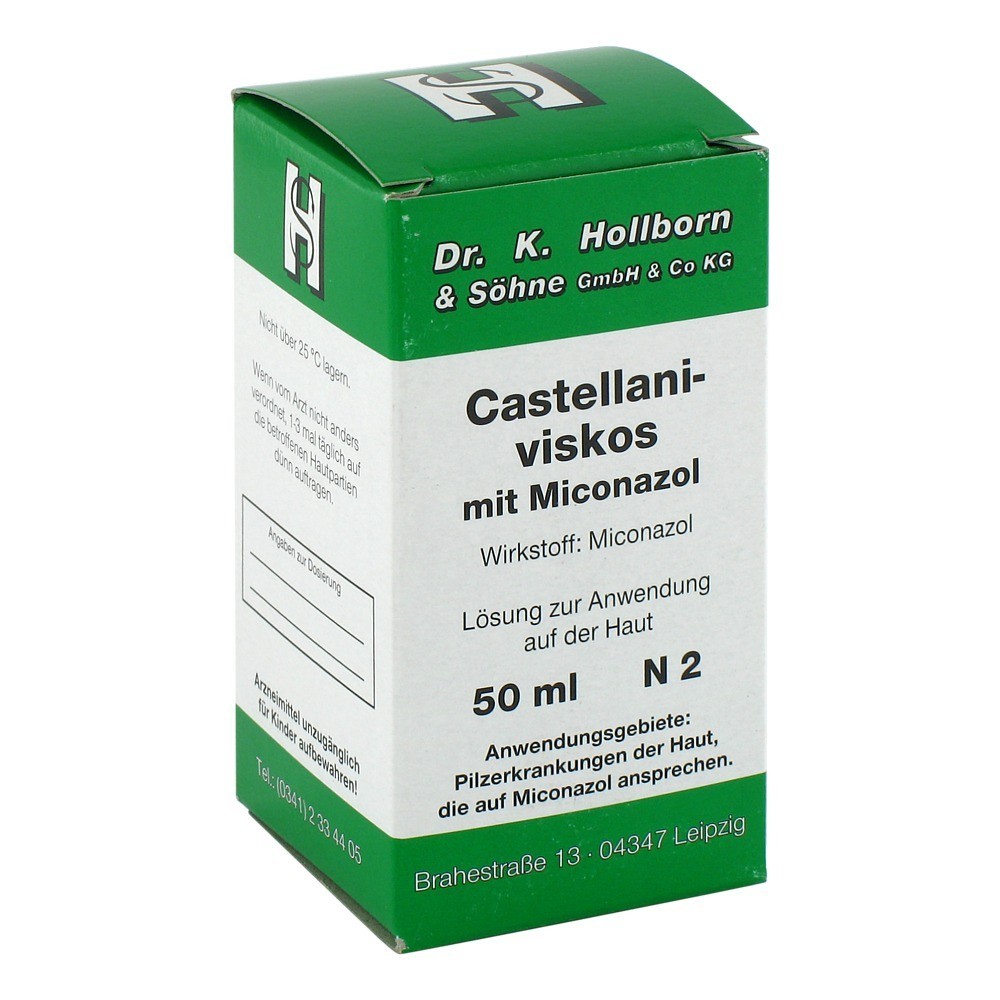 Castellani viscos mit Miconazol Lösung 50 Milliliter