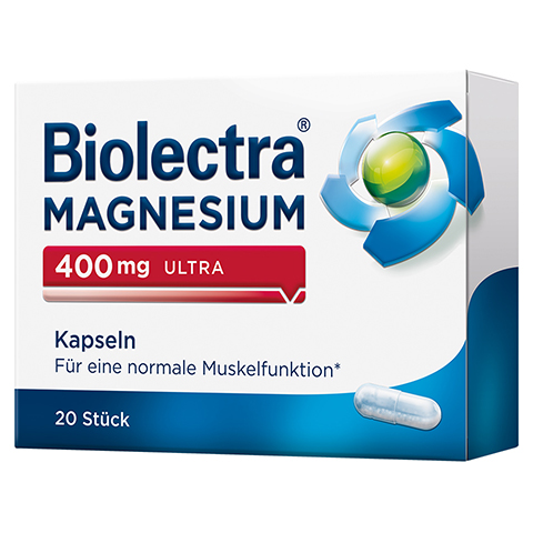 Biolectra Magnesium 400 mg ultra Kapseln 20 Stück