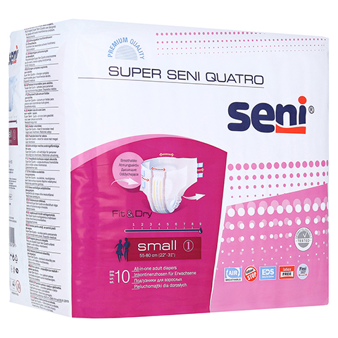 SUPER SENI Quatro Inkontinenzslip S 10 Stck