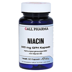 NIACIN 500 mg GPH Kapseln