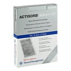 ACTISORB 220 Silver 6,5x9,5 cm steril Kompressen