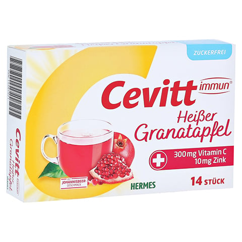 CEVITT immun heißer Granatapfel zuckerfrei Gran. 14 Stück