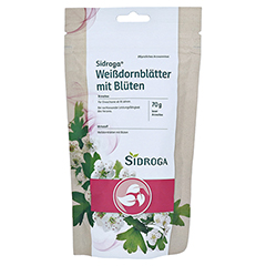 Sidroga Weißdornblätter mit Blüten 70 Gramm