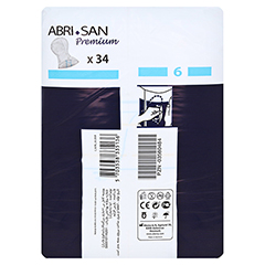 ABRI-San Plus Air Plus Nr.6 30x63 cm 34 Stück - Rechte Seite