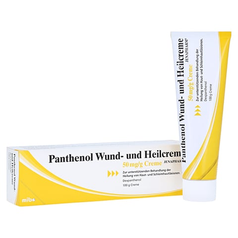 Panthenol Wund- und Heilcreme JENAPHARM 50mg/g 100 Gramm N3