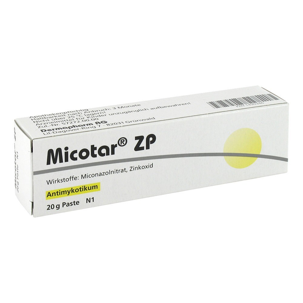 Micotar ZP 20mg/g+200mg/g Paste 20 Gramm