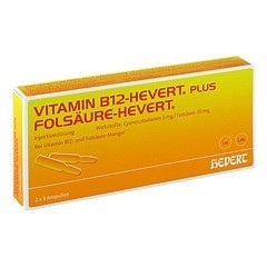 Vitamin B12 Folsure Hevert Amp.-Paare
