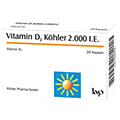 Vitamin D3 Khler 2.000 IE 20 Stck