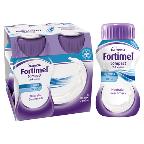 FORTIMEL Compact 2.4 neutral 8x4x125 Milliliter