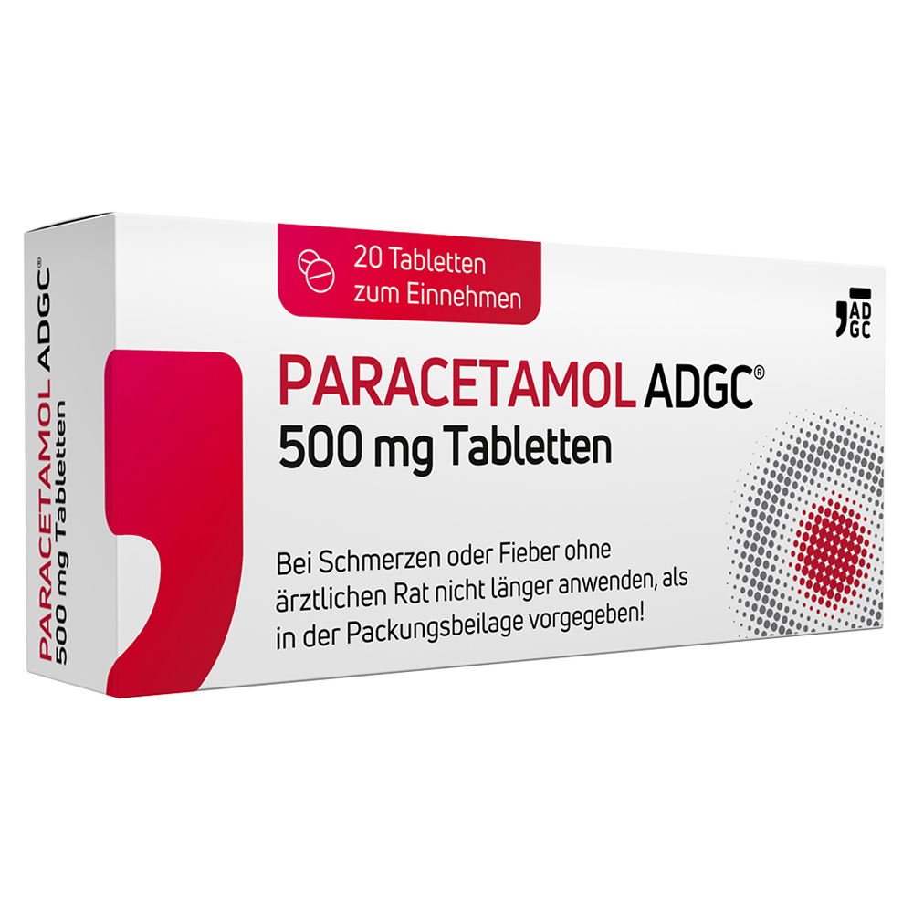 PARACETAMOL ADGC 500mg Tabletten 20 Stück