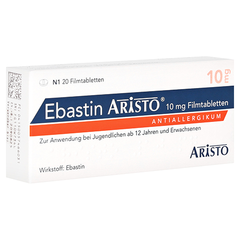 Ebastin Aristo 10mg 20 Stck N1