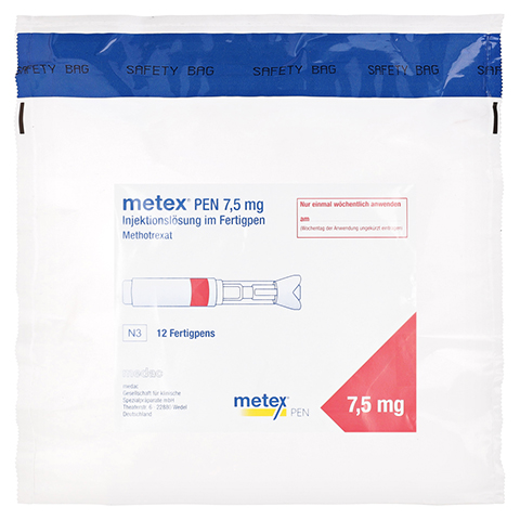 Metex PEN 7,5mg (50mg/ml) Injektionslsung im Fertigpen 12 Stck N3