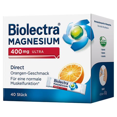 Biolectra Magnesium 400 mg ultra Direct 40 Stck