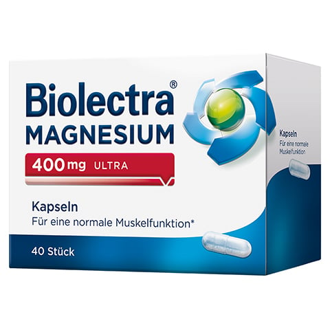 Biolectra Magnesium 400 mg ultra Kapseln 40 Stck