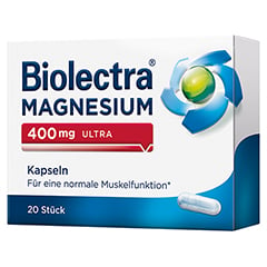 Biolectra Magnesium 400 mg ultra Kapseln 20 Stck
