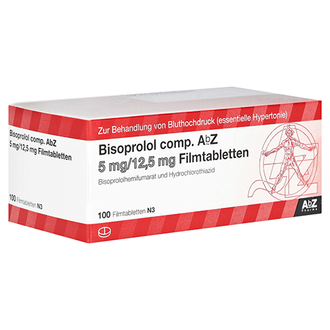 Bisoprolol comp. AbZ 5mg/12,5mg 100 Stck N3
