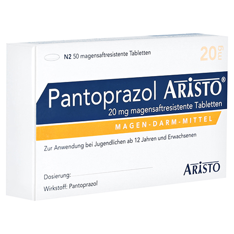 Pantoprazol Aristo 20mg 50 Stck N2
