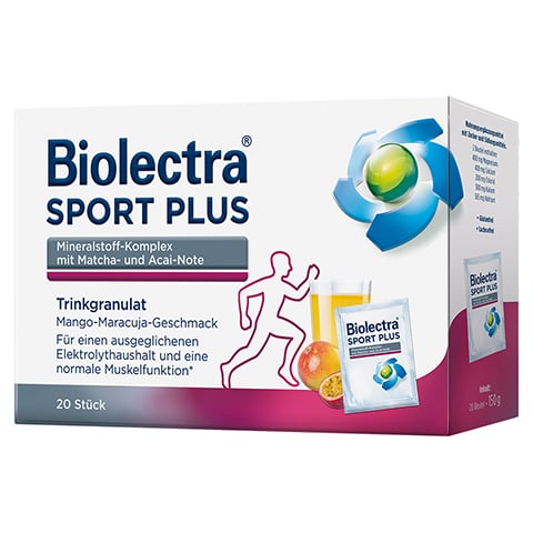 BIOLECTRA Sport Plus Trinkgranulat 20x7.5 Gramm