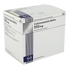 Calciumacetat Nefro 950 mg Filmtabletten