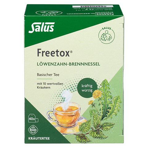 FREETOX Tee Lwenzahn-Brennnessel Bio Salus Fbtl. 40 Stck
