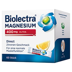 BIOLECTRA Magnesium 400 mg ultra Direct Zitrone 60 Stck