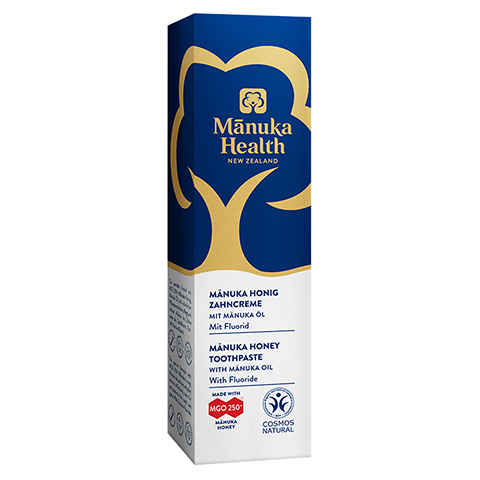 MANUKA HEALTH Honig Zahncreme mit Fluorid 75 Milliliter