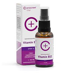 CERASCREEN Vitamin B12 hochdosiert vegan Spray