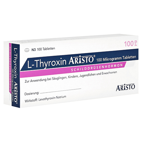 L-Thyroxin Aristo 100 Mikrogramm 100 Stck N3