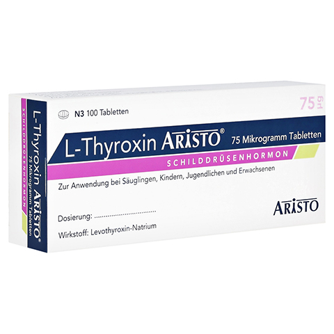 L-Thyroxin Aristo 75 Mikrogramm 100 Stck N3