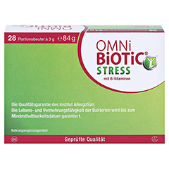 OMNi BiOTiC Stress Beutel 28x3 Gramm - Vorderseite