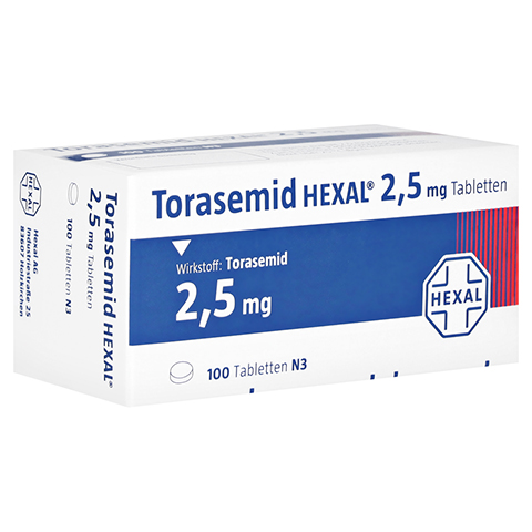 Torasemid HEXAL 2,5mg 100 Stck N3